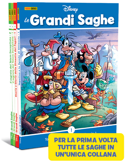 Mickey Mouse and the Ice Sword - The Great Sagas Nos. 1-2-3 - Disney Panini Comics