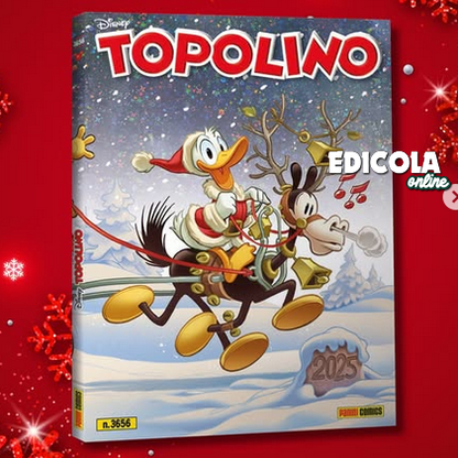 Fumetto Topolino libretto n. 3656 - Variant di NATALE 2025