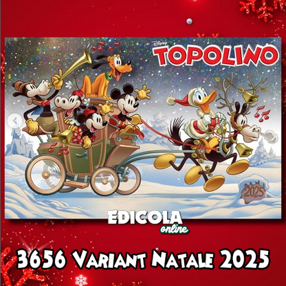 Lot de bandes dessinées Mickey Mouse, collection spéciale, livret dédié à Noël (variante)