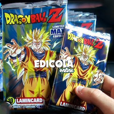 Bustine Sigillate di CARD DRAGONBALL Z - LAMINCARDS e Limited MAXI Edition Dragon Ball