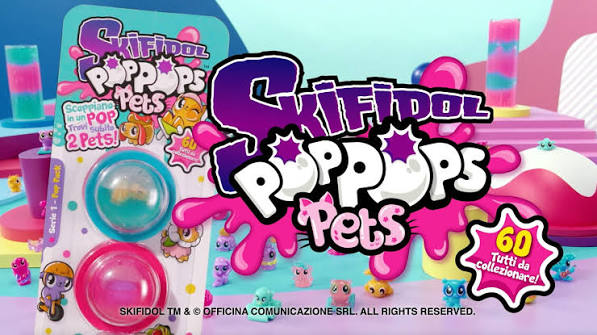 Confezione da 2 Skifidol Poppops Pets