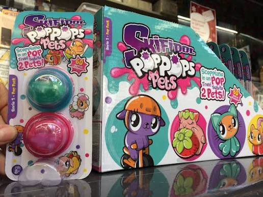 Confezione da 2 Skifidol Poppops Pets