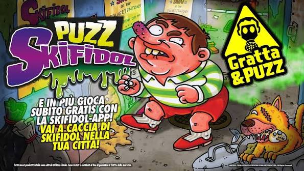 Skifidol Puzz - Bustina Singola Sigillata (Vintage da Collezione)- Prima Edizione 2009