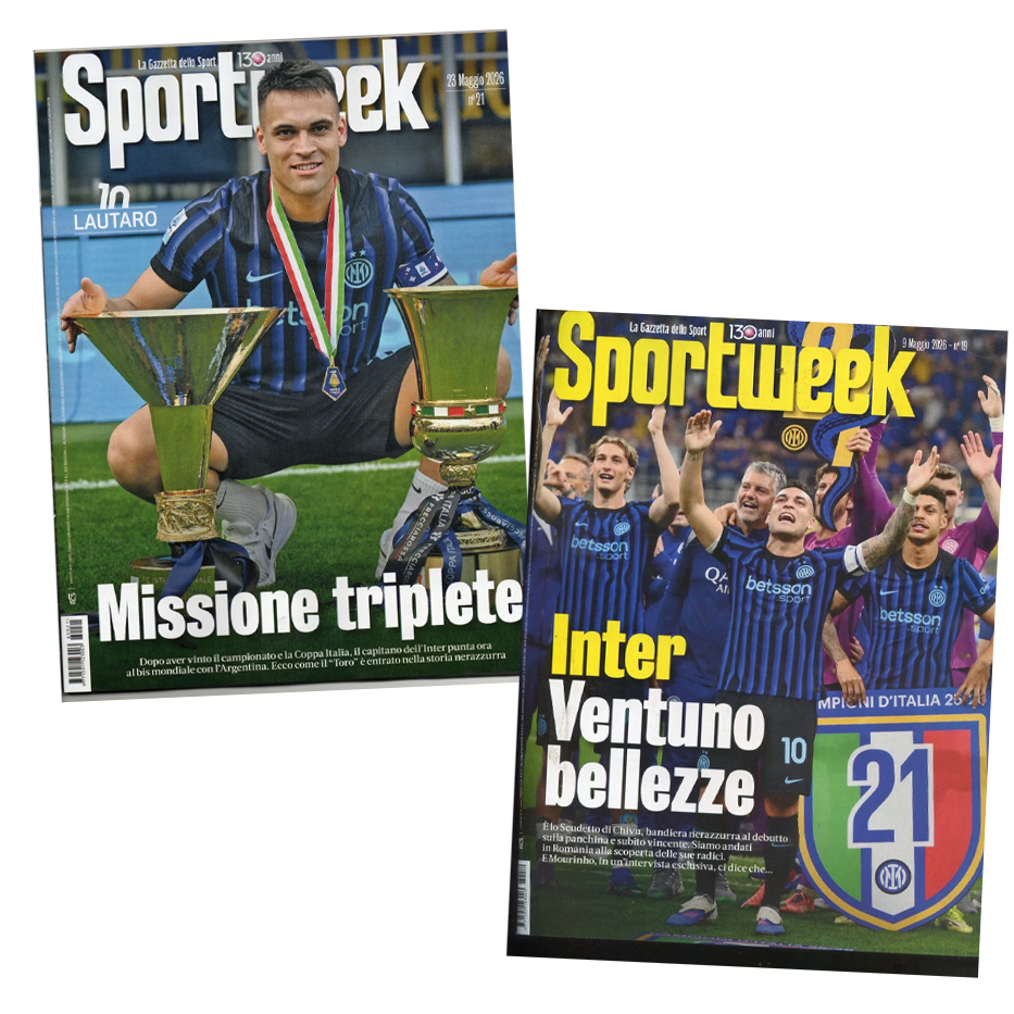 Sportweek del 9 e/o 23 Maggio 2026 Scudetto 21° Inter (Gazzetta dello Sport)