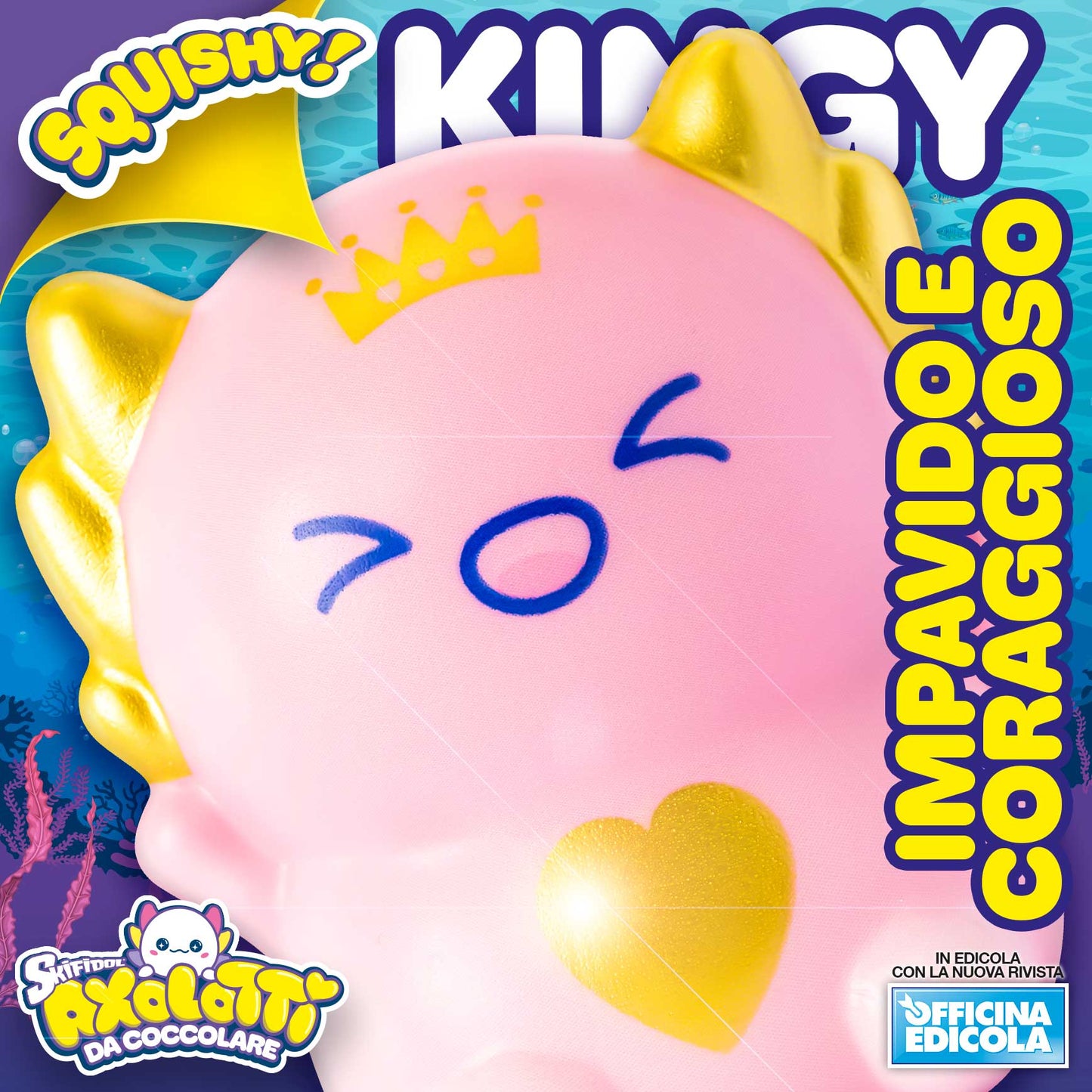 Skifidol Squishy ! Axolotti da coccolare morbidi da schiacciare