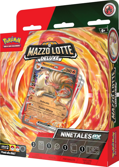 Box Pokemon GCC -  Mazzo Lotte DeLuxe - Ninetales ex e/o Zapdos ex