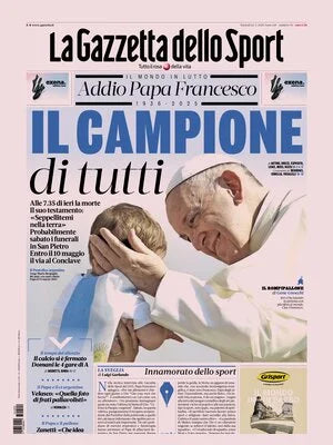 Giornali Edizione speciale Commemorativa della Morte di Papà Francesco