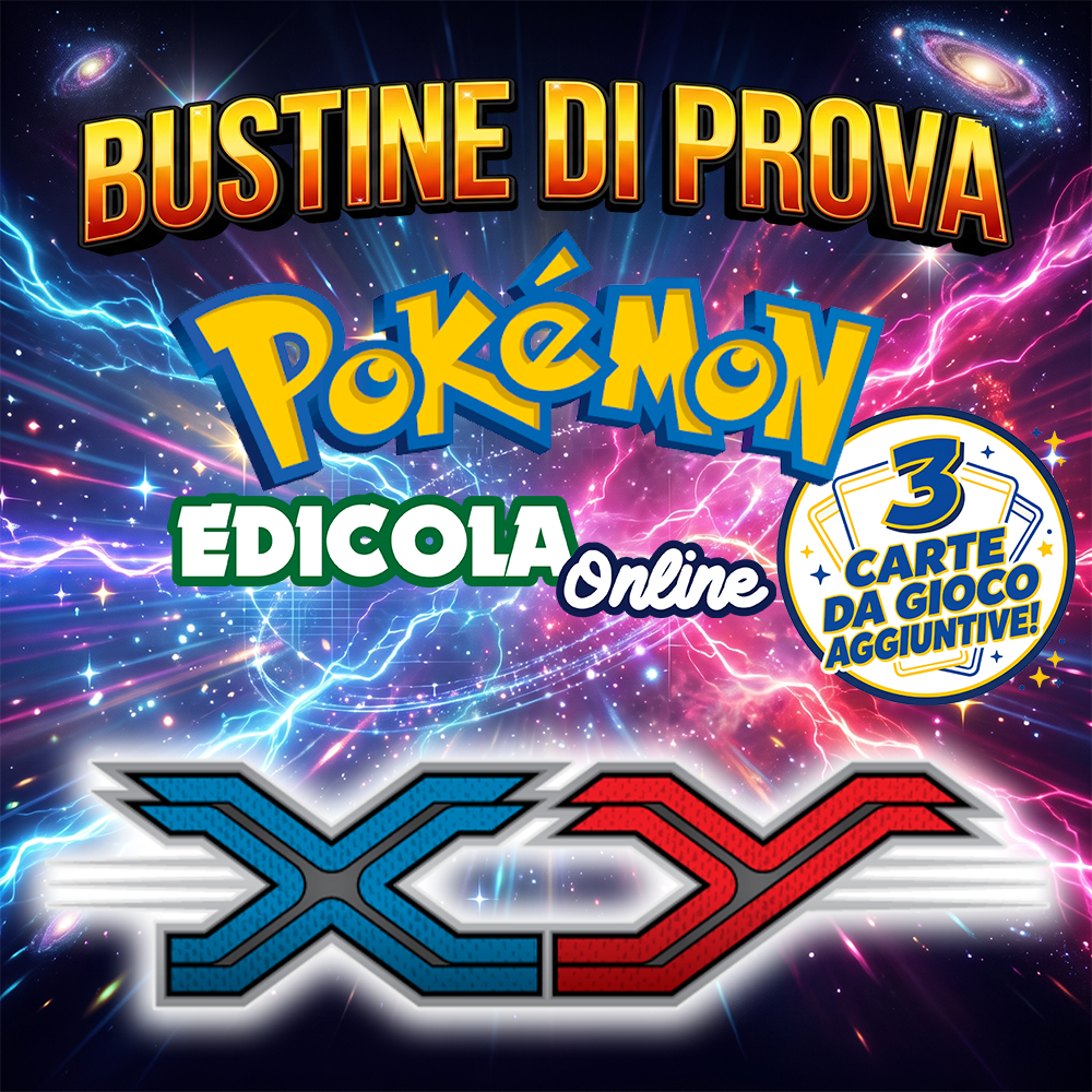 Bustine Pokémon XY da 3 carte – Sigillate in italiano