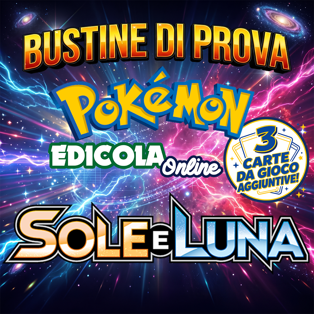 Packs simples Pokémon ITA scellés - 3 cartes de jeu d'extension en italien