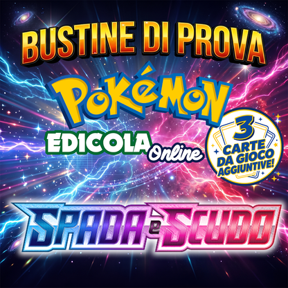 Bustine Pokémon Spada e Scudo da 3 carte – Sigillate in italiano