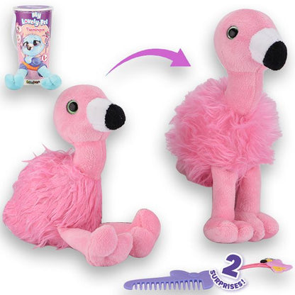 Peluche My Lovely Pet Flamingos - Collezione sbabam Fenicotteri