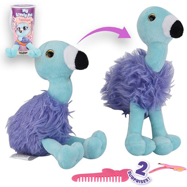 Peluche My Lovely Pet Flamingos - Collezione sbabam Fenicotteri