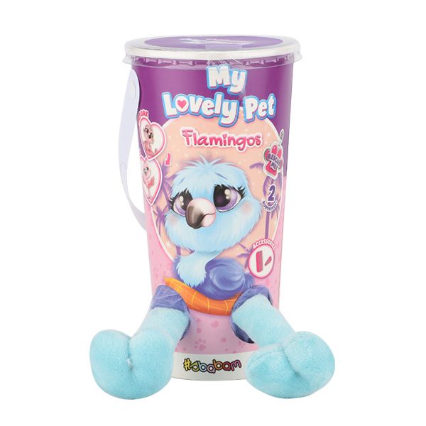 Peluche My Lovely Pet Flamingos - Collezione sbabam Fenicotteri