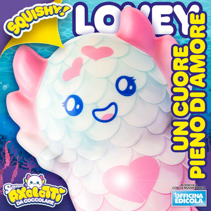 Skifidol Squishy ! Axolotti da coccolare morbidi da schiacciare