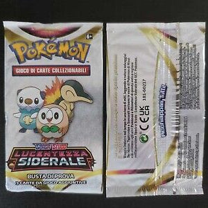 Packs simples Pokémon ITA scellés - 3 cartes de jeu d'extension en italien