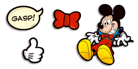 Set di Magneti di Topolino e/o Paperino