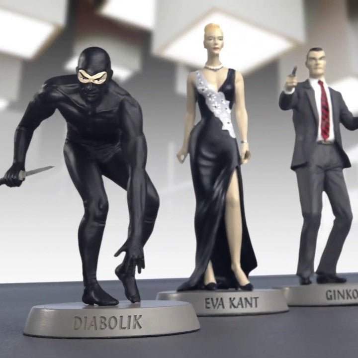 Collezione : Il mondo di DIABOLIK - personaggi  3D - scala 1:12 (Hachette 2018)