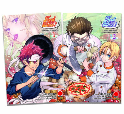 Set 2 fumetti Food Wars 1 e 2 Cover Variant Lucca Comics & Games 2024