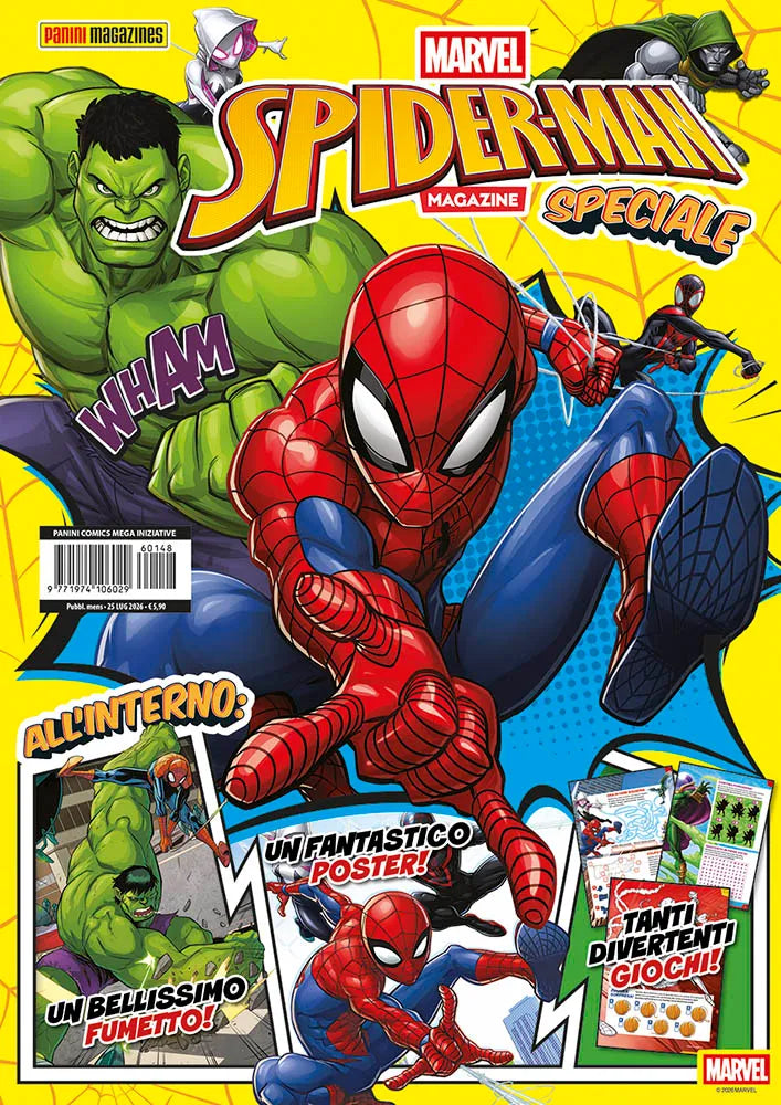 Rivista Spider-Man Magazine Speciale con Statuetta in Acrilico 15cm