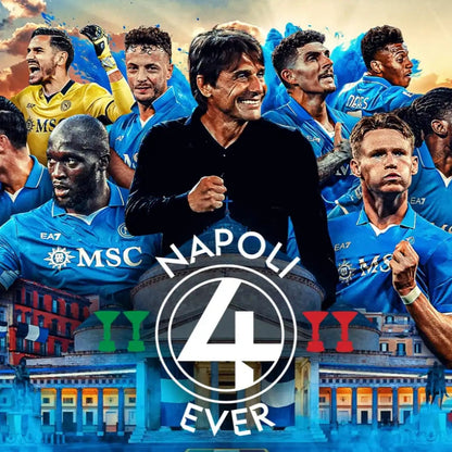 Giornali Quotidiani 4° Scudetto  SSC Calcio NAPOLI - Campione d'Italia 2024-25 2025