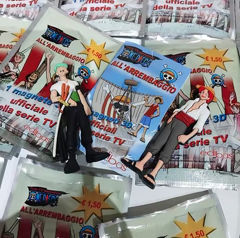 Bustina Sigillata di ONE PIECE All' Arembaggio - Personaggio Magnete 3D Ufficiale della Serie TV