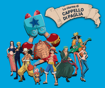 Miniature dei personaggi di One Piece 3D - Hachette