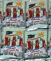 Bustina Sigillata di ONE PIECE All' Arembaggio - Personaggio Magnete 3D Ufficiale della Serie TV