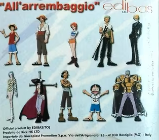 Bustina Sigillata di ONE PIECE All' Arembaggio - Personaggio Magnete 3D Ufficiale della Serie TV