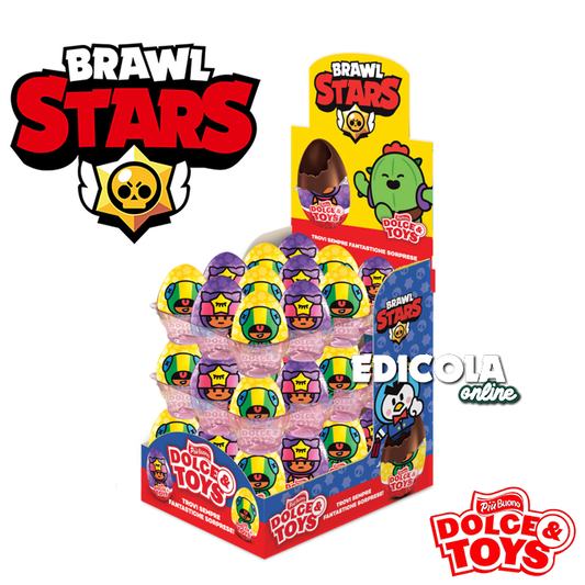 Ovetti di cioccolato al latte Brawl Stars 20g con sorpresa