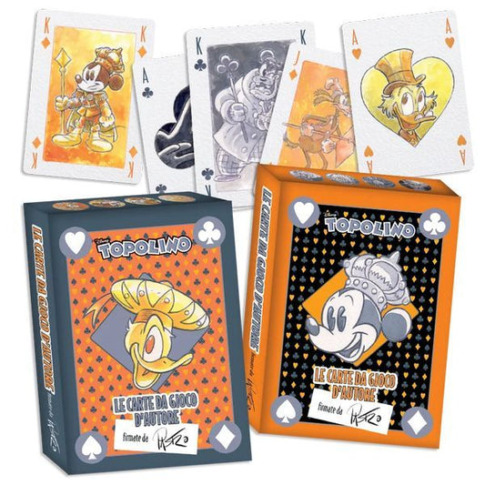 Kiosque à journaux à collectionner MICKEY MOUSE scellé + 2x jeu de cartes blister