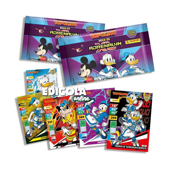 Collezione Completa TOPOLINO Adrenalyn XL 2024-25 (4 Uscite)