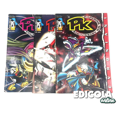 3x Fumetti PKNA Numero Zero 0/2 0/3 Paperinik New Adventures PK Disney Pikappa