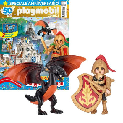 Magazine Playmobil special n. 2 del 2024- Speciale 50° anniversario + Cavaliere + Drago