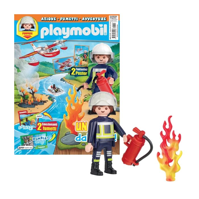 Magazine Playmobil - N°4 de 2024 + Pompier