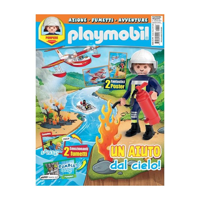 Magazine Playmobil - N°4 de 2024 + Pompier
