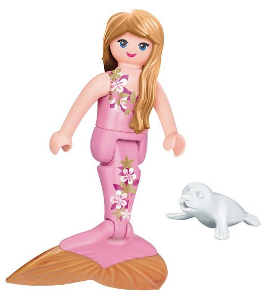 Magazine Playmobil Pink - N°4 de 2024 + Sirène avec bébé phoque