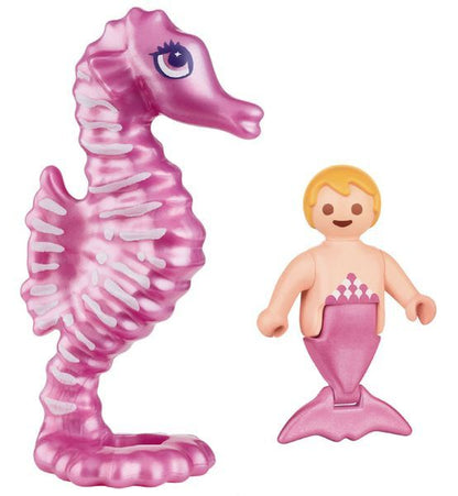 Magazine Playmobil Pink - n.6 del 2024 + Baby sirena + Cavalluccio marino