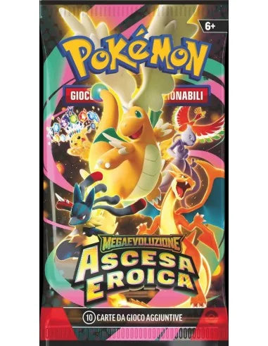 Bustine singole Pokémon ITA Sigillate - 10 Carte da Gioco espansioni in Italiano