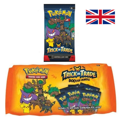 Pokémon - Pack Trick or Trade 3 carte promo - 2024 - Edizione Inglese