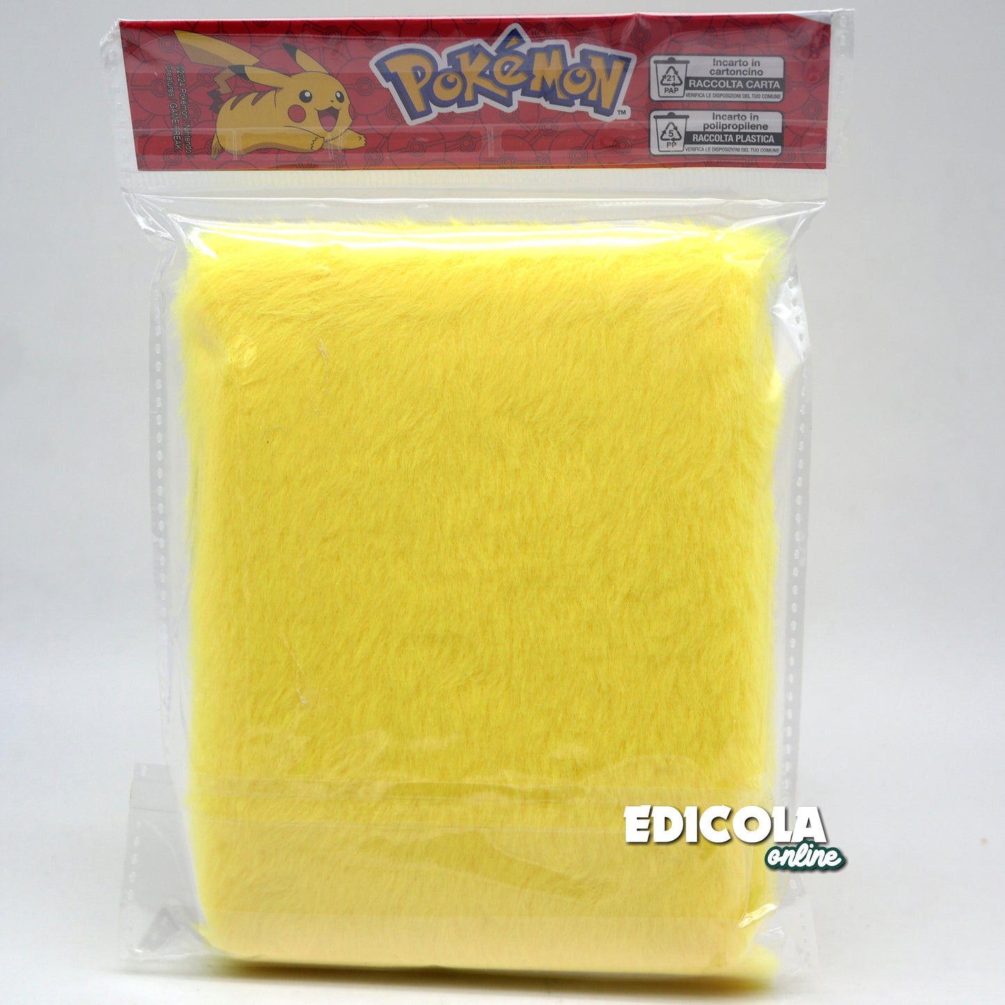 Journal Pokémon avec couverture en peluche