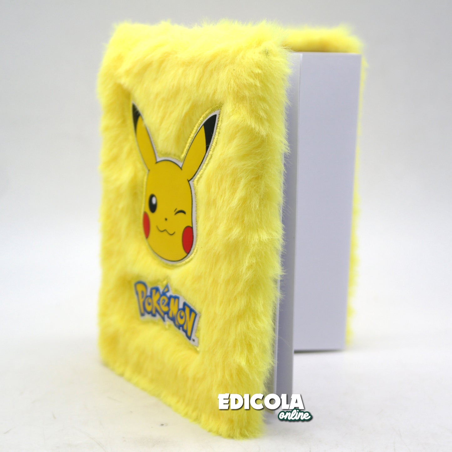 Journal Pokémon avec couverture en peluche