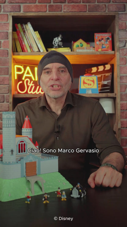 CHÂTEAU Complet avec PAPERINIK avec Mickey Mouse Donald Duck Comics