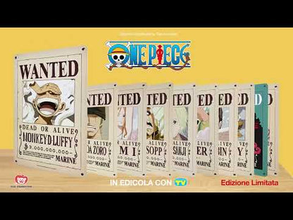 The Treasures of "One Piece" 3D Embossed Metal Poster (TV Sorrisi 2025)