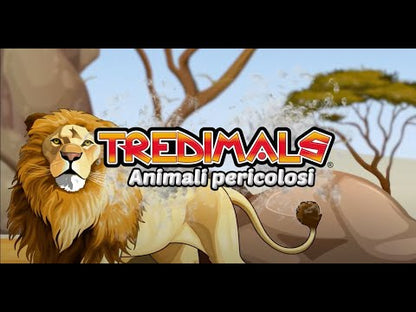 Bustina sorpresa TREDIMALS Animali pericolosi - Selva vs Savana