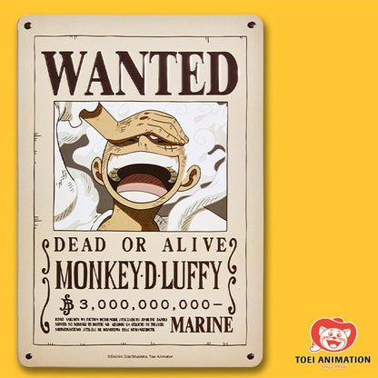 The Treasures of "One Piece" 3D Embossed Metal Poster (TV Sorrisi 2025)