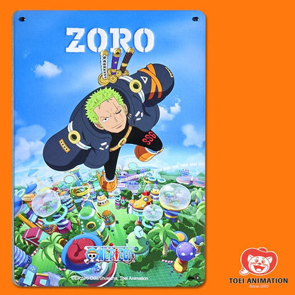 The Treasures of "One Piece" 3D Embossed Metal Poster (TV Sorrisi 2025)