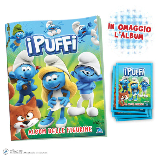 I Puffi - Le nuove figurine 2024 - Album + 12 bustine 60 figurine