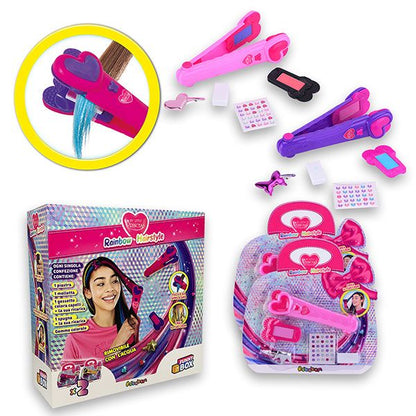 Ma Petite Princesse Arc-en-ciel Coiffure Sbabam Plaque de Coloration pour Cheveux