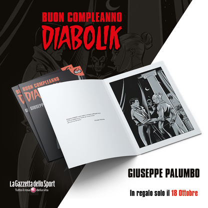 Cartoncino Speciale Diabolik Buon Compleanno - n.2 - Giuseppe Palumbo
