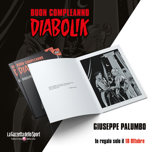 Cartoncino Speciale Diabolik Buon Compleanno - n.2 - Giuseppe Palumbo